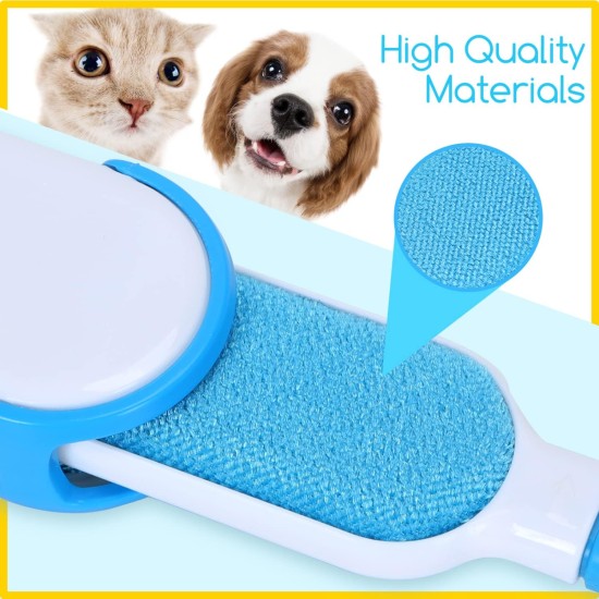 Nobleza Lint Brush Pet Hair, Reusable Lint Roller, Pet Hair Remover with Extremely Easy Cleaning, Self-Cleaning Pet Hair Remover for Cat Hair and Dog Hair Removal Nobleza Lint Brush Pet Hair, Reusable Lint Roller, Pet Hair Remover with Extremely Easy Cleaning, Self-Cleaning Pet Hair Remover for Cat Hair and Dog Hair Removal