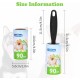 Nobleza Lint Brush Pet Hair, Reusable Lint Roller, Pet Hair Remover with Extremely Easy Cleaning, Self-Cleaning Pet Hair Remover for Cat Hair and Dog Hair Removal Nobleza Lint Brush Pet Hair, Reusable Lint Roller, Pet Hair Remover with Extremely Easy Cleaning, Self-Cleaning Pet Hair Remover for Cat Hair and Dog Hair Removal