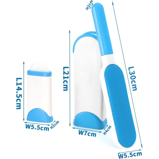 Nobleza Lint Brush Pet Hair, Reusable Lint Roller, Pet Hair Remover with Extremely Easy Cleaning, Self-Cleaning Pet Hair Remover for Cat Hair and Dog Hair Removal Nobleza Lint Brush Pet Hair, Reusable Lint Roller, Pet Hair Remover with Extremely Easy Cleaning, Self-Cleaning Pet Hair Remover for Cat Hair and Dog Hair Removal