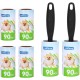 Nobleza Lint Brush Pet Hair, Reusable Lint Roller, Pet Hair Remover with Extremely Easy Cleaning, Self-Cleaning Pet Hair Remover for Cat Hair and Dog Hair Removal Nobleza Lint Brush Pet Hair, Reusable Lint Roller, Pet Hair Remover with Extremely Easy Cleaning, Self-Cleaning Pet Hair Remover for Cat Hair and Dog Hair Removal