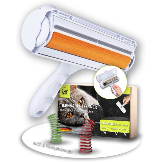 ORIENTPAW® Professional Pet Hair Remover - Lint Roller for Cats & Dogs - 100% Hygiene Effective Cleaning - Reusable Self-Cleaning Cat Hair Remover White - For Carpet, Furniture, Sofa & Car ORIENTPAW® Professional Pet Hair Remover - Lint Roller for Cats & Dogs - 100% Hygiene Effective Cleaning - Reusable Self-Cleaning Cat Hair Remover White - For Carpet, Furniture, Sofa & Car