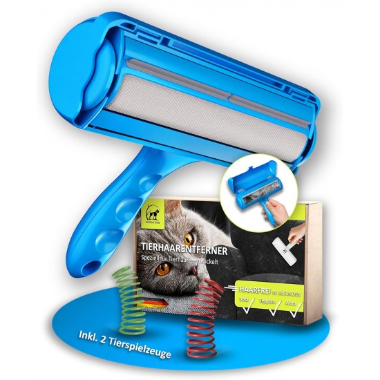 ORIENTPAW® Professional Pet Hair Remover - Lint Roller for Cats & Dogs - 100% Hygiene Effective Cleaning - Reusable Self-Cleaning Cat Hair Remover Blue - For Carpet, Furniture, Sofa & Car ORIENTPAW® Professional Pet Hair Remover - Lint Roller for Cats & Dogs - 100% Hygiene Effective Cleaning - Reusable Self-Cleaning Cat Hair Remover Blue - For Carpet, Furniture, Sofa & Car