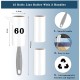 Omtofo 15 Rolls Lint Roller with 2 Handles, 900 Sheets Extra Sticky Lint Roller, Lint Roller Pet Hair, Lint Roller for Clothes, Hair, Sofa, Bed, Cat Hair, Dog Hair