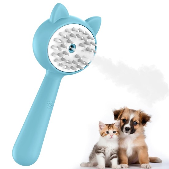 Osinaga Cat Brush, Universal Pet Brush, Cat Brush Long and Short Hair, Cat Hair Brush for Removing Loose Fur and Massage, Cat Brush with Steam 3-in-1 Osinaga Cat Brush, Universal Pet Brush, Cat Brush Long and Short Hair, Cat Hair Brush for Removing Loose Fur and Massage, Cat Brush with Steam 3-in-1