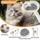 Osinaga Cat Brush, Universal Pet Brush, Cat Brush Long and Short Hair, Cat Hair Brush for Removing Loose Fur and Massage, Cat Brush with Steam 3-in-1 Osinaga Cat Brush, Universal Pet Brush, Cat Brush Long and Short Hair, Cat Hair Brush for Removing Loose Fur and Massage, Cat Brush with Steam 3-in-1