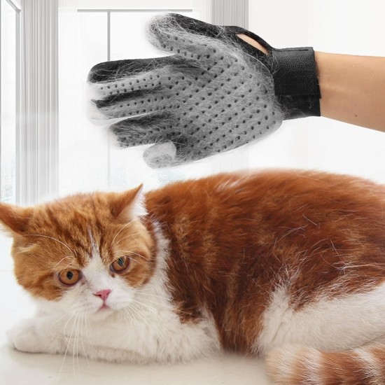 Pack of 1 cat glove, cat brush glove, cat gloves, grooming glove, cat grooming glove, for dogs, cats, short hair, long hair (right hand) Pack of 1 cat glove, cat brush glove, cat gloves, grooming glove, cat grooming glove, for dogs, cats, short hair, long hair (right hand)