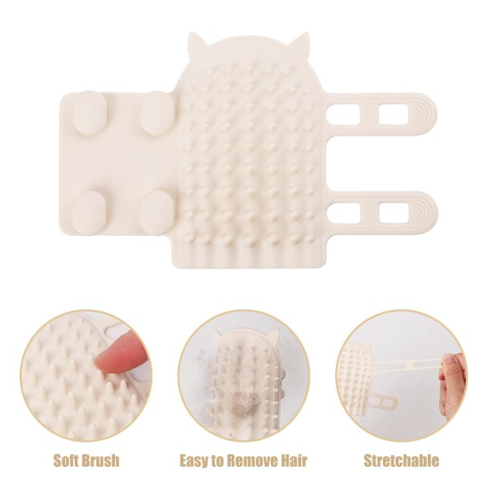 Pack of 2 Cat Brush, 2-in-1 Self-Cleaning Cat Brush Cat Hair Removal Gloves Brush Cat Hair Brush for Cats with Short or Long Hair Pack of 2 Cat Brush, 2-in-1 Self-Cleaning Cat Brush Cat Hair Removal Gloves Brush Cat Hair Brush for Cats with Short or Long Hair