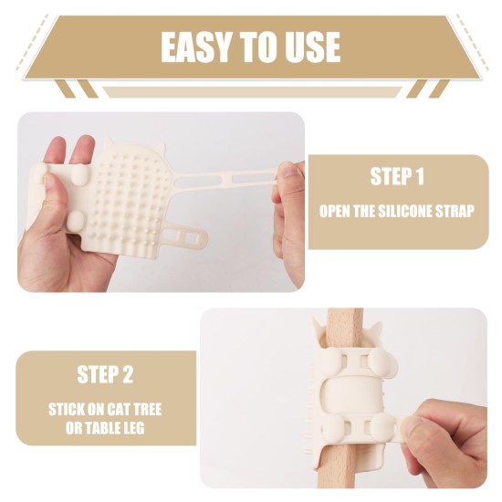 Pack of 2 Cat Brush, 2-in-1 Self-Cleaning Cat Brush Cat Hair Removal Gloves Brush Cat Hair Brush for Cats with Short or Long Hair Pack of 2 Cat Brush, 2-in-1 Self-Cleaning Cat Brush Cat Hair Removal Gloves Brush Cat Hair Brush for Cats with Short or Long Hair