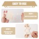 Pack of 2 Cat Brush, 2-in-1 Self-Cleaning Cat Brush Cat Hair Removal Gloves Brush Cat Hair Brush for Cats with Short or Long Hair