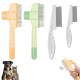 Pack of 2 Fellblitz Cat Brush for Pets, with 2 Flea Combs, Cat Comb for Cats and Dogs, Ideal for Short-Haired and Longhaired Pets, Made of PP Plastic and Stainless Steel Pack of 2 Fellblitz Cat Brush for Pets, with 2 Flea Combs, Cat Comb for Cats and Dogs, Ideal for Short-Haired and Longhaired Pets, Made of PP Plastic and Stainless Steel