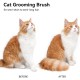 Pack of 2 Fellblitz Cat Brush with Release Button, Self-Cleaning Flea Comb for Cats and Dogs, Self-Cleaning Cat Comb, Self-Cleaning Flea Comb for Pets Pack of 2 Fellblitz Cat Brush with Release Button, Self-Cleaning Flea Comb for Cats and Dogs, Self-Cleaning Cat Comb, Self-Cleaning Flea Comb for Pets