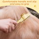 Pack of 2 Flea Combs Dogs - Self-Cleaning Care Comb for Dogs and Cats, Fur Miracle Brush Dog, Paw Moon Brush (Green + Yellow) Pack of 2 Flea Combs Dogs - Self-Cleaning Care Comb for Dogs and Cats, Fur Miracle Brush Dog, Paw Moon Brush (Green + Yellow)