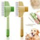 Pack of 2 Flea Combs Dogs - Self-Cleaning Care Comb for Dogs and Cats, Fur Miracle Brush Dog, Paw Moon Brush (Green + Yellow) Pack of 2 Flea Combs Dogs - Self-Cleaning Care Comb for Dogs and Cats, Fur Miracle Brush Dog, Paw Moon Brush (Green + Yellow)