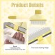 Pack of 2 Flea Combs for Cats, 2025 Fur Flash Brush, Self-Cleaning Comb with Release Button, Self-Cleaning Cat Comb, Suitable for Long and Short Hair, Removes Knots and Loose Hair Pack of 2 Flea Combs for Cats, 2025 Fur Flash Brush, Self-Cleaning Comb with Release Button, Self-Cleaning Cat Comb, Suitable for Long and Short Hair, Removes Knots and Loose Hair