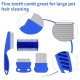 Pack of 4 Flea Combs for Cats, Flea Comb for Cats and Dogs (Blue), Flea Comb Dogs, Flea Comb, Metal Flea Comb, Cats for Dogs and Cats, Effective Against Fleas and Lice Professional Flea Comb