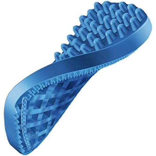 Pet + Me Multi-functional Grooming Brush for Short Hair Cat, Blue Pet + Me Multi-functional Grooming Brush for Short Hair Cat, Blue