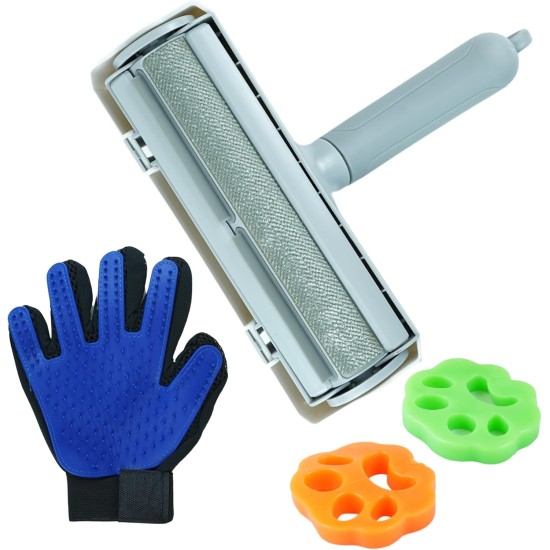 Pet Hair Removal Kit + Comb + Hair Bands for Washing Machine | Fur Remover for All Types of Surfaces, Washable and Reusable Pet Hair Removal Kit + Comb + Hair Bands for Washing Machine | Fur Remover for All Types of Surfaces, Washable and Reusable