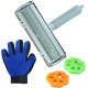 Pet Hair Removal Kit + Comb + Hair Bands for Washing Machine | Fur Remover for All Types of Surfaces, Washable and Reusable Pet Hair Removal Kit + Comb + Hair Bands for Washing Machine | Fur Remover for All Types of Surfaces, Washable and Reusable