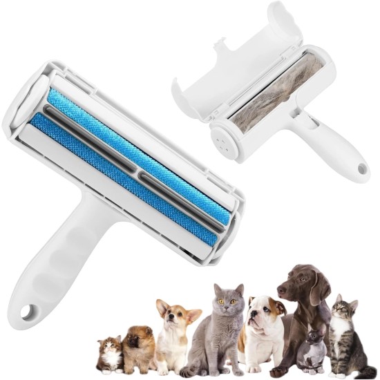 Pet Hair Remover and Reusable Lint Roller, Efficient Pet Hair Remover Roller, Cat and Dog Hair Remover for Couch, Furniture, Clothes, Bedding