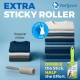 PetLovers Extra Sticky Lint Roller Mega Value Set 450 Sheets for Pet Hair Removal, Lint Remover Dog and Cat, 5 Pieces, Green PetLovers Extra Sticky Lint Roller Mega Value Set 450 Sheets for Pet Hair Removal, Lint Remover Dog and Cat, 5 Pieces, Green