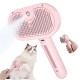Pettidot Cat Brush with Steam Dog Brush, Steam Brush Cat and Dog Cat Hair Brush, Cat Comb Long Hair, Pet Hair Brush, Pink Pettidot Cat Brush with Steam Dog Brush, Steam Brush Cat and Dog Cat Hair Brush, Cat Comb Long Hair, Pet Hair Brush, Pink