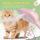 Pettidot Cat Brush with Steam Dog Brush, Steam Brush Cat and Dog Cat Hair Brush, Cat Comb Long Hair, Pet Hair Brush, Pink Pettidot Cat Brush with Steam Dog Brush, Steam Brush Cat and Dog Cat Hair Brush, Cat Comb Long Hair, Pet Hair Brush, Pink