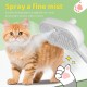 Pettidot Cat Brush with Steam Dog Brush, Steam Brush Cat and Dog Cat Hair Brush, Cat Comb Long Hair, Pet Hair Brush, Pink Pettidot Cat Brush with Steam Dog Brush, Steam Brush Cat and Dog Cat Hair Brush, Cat Comb Long Hair, Pet Hair Brush, Pink