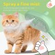 Pettidot Cat Brush with Steam Dog Brush, Steam Brush Cat and Dog Cat Hair Brush, Cat Comb Long Hair, Pet Hair Brush, Pink Pettidot Cat Brush with Steam Dog Brush, Steam Brush Cat and Dog Cat Hair Brush, Cat Comb Long Hair, Pet Hair Brush, Pink