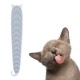 Plastic Cat Massage Cat Fur Brush Washable Safe Cat Tongue Brush Comb Brushes Cat Lick Brush Cat Grooming Comb Clean Massage Care Tool for Cats with Long or Short Hair (Grey)