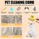 Poraceous Pack of 2 Self-Cleaning Flea Combs for Pets, Hair Removal Comb for Cats, Self-Cleaning Cat Brush, Care Comb Pets, for Long and Short Hair Care (Green + Yellow) Poraceous Pack of 2 Self-Cleaning Flea Combs for Pets, Hair Removal Comb for Cats, Self-Cleaning Cat Brush, Care Comb Pets, for Long and Short Hair Care (Green + Yellow)