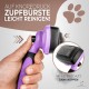 Pretty Paw ® Professional Cat Brush Set, Cat Care Set, 100% Hygiene & Comfort Thanks to Rounded Massage Bristles, Brush for Optimal Short and Long Hair, Undercoat Brush