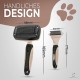 Pretty Paw ® Professional Cat Brush Set, Cat Care Set, 100% Hygiene & Comfort Thanks to Rounded Massage Bristles, Brush for Optimal Short and Long Hair, Undercoat Brush Pretty Paw ® Professional Cat Brush Set, Cat Care Set, 100% Hygiene & Comfort Thanks to Rounded Massage Bristles, Brush for Optimal Short and Long Hair, Undercoat Brush