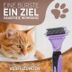 Pretty Paw® Cat Brush for Gentle and Precise Hair Removal, Suitable as a Cat Brush Long Hair & Cat Brush Short Hair Against Tangles, Comfortable Massaging Undercoat Brush Cat Pretty Paw® Cat Brush for Gentle and Precise Hair Removal, Suitable as a Cat Brush Long Hair & Cat Brush Short Hair Against Tangles, Comfortable Massaging Undercoat Brush Cat