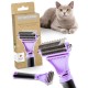 Pretty Paw® Cat Brush for Gentle and Precise Hair Removal, Suitable as a Cat Brush Long Hair & Cat Brush Short Hair Against Tangles, Comfortable Massaging Undercoat Brush Cat Pretty Paw® Cat Brush for Gentle and Precise Hair Removal, Suitable as a Cat Brush Long Hair & Cat Brush Short Hair Against Tangles, Comfortable Massaging Undercoat Brush Cat