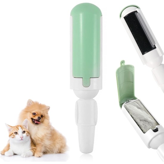 Redamancy Lint Roller, Lint Roller, Reusable, Lint Roller, Pet Hair for Cat Hair and Dog Hair Removal, for Sofa, Car, Bed, Clothes (White)