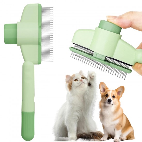 Redreo Fellblitz Brush for Cat, Cat Brush for Fur Brush & Pet Care, Cat Comb with Rounded Metal Tines for Gentle Care Redreo Fellblitz Brush for Cat, Cat Brush for Fur Brush & Pet Care, Cat Comb with Rounded Metal Tines for Gentle Care