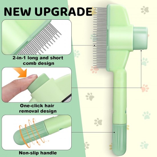 Redreo Fellblitz Brush for Cat, Cat Brush for Fur Brush & Pet Care, Cat Comb with Rounded Metal Tines for Gentle Care Redreo Fellblitz Brush for Cat, Cat Brush for Fur Brush & Pet Care, Cat Comb with Rounded Metal Tines for Gentle Care