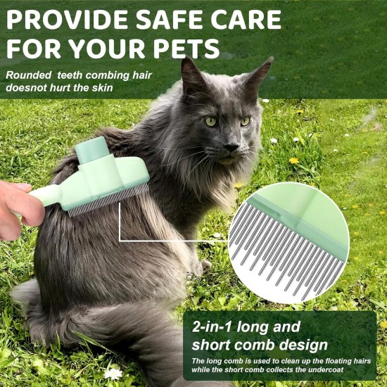 Redreo Fellblitz Brush for Cat, Cat Brush for Fur Brush & Pet Care, Cat Comb with Rounded Metal Tines for Gentle Care Redreo Fellblitz Brush for Cat, Cat Brush for Fur Brush & Pet Care, Cat Comb with Rounded Metal Tines for Gentle Care