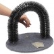 Relaxdays Cat Scratching Arch, Includes 2x Catnip, Cat Brush for All Hairs, Black Relaxdays Cat Scratching Arch, Includes 2x Catnip, Cat Brush for All Hairs, Black