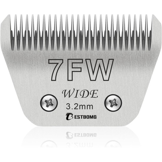 Removable Blades for Dog Grooming with 5/8 Wide Toe, Compatible with Heiniger/Moser Max45/Andis/Oster A5 Clippers, Cutting Length 1/32 Inch Removable Blades for Dog Grooming with 5/8 Wide Toe, Compatible with Heiniger/Moser Max45/Andis/Oster A5 Clippers, Cutting Length 1/32 Inch