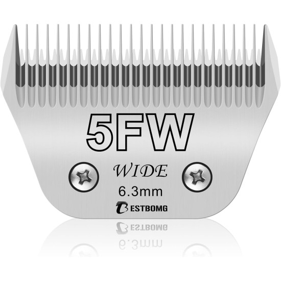 Removable Blades for Dog Grooming with 5/8 Wide Toe, Compatible with Heiniger/Moser Max45/Andis/Oster A5 Clippers, Cutting Length 1/32 Inch Removable Blades for Dog Grooming with 5/8 Wide Toe, Compatible with Heiniger/Moser Max45/Andis/Oster A5 Clippers, Cutting Length 1/32 Inch