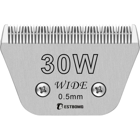 Removable Blades for Dog Grooming with 5/8 Wide Toe, Compatible with Heiniger/Moser Max45/Andis/Oster A5 Clippers, Cutting Length 1/32 Inch Removable Blades for Dog Grooming with 5/8 Wide Toe, Compatible with Heiniger/Moser Max45/Andis/Oster A5 Clippers, Cutting Length 1/32 Inch