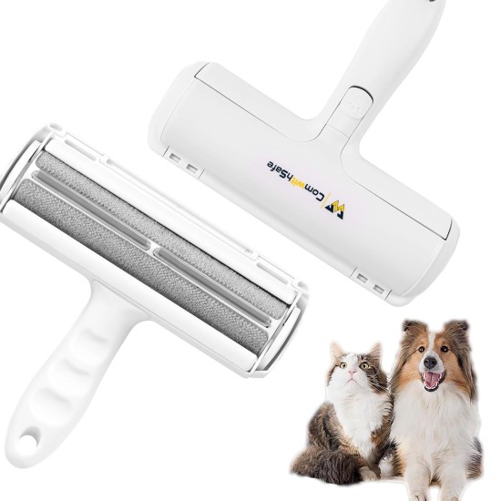 Reusable Pet Hair Roller + Hair Removal Brush - Self-Cleaning Anti-Hair Brush for Clothes, Sofa, Carpet - Washable Magic Dent Catcher - Ideal for Collecting Cats Reusable Pet Hair Roller + Hair Removal Brush - Self-Cleaning Anti-Hair Brush for Clothes, Sofa, Carpet - Washable Magic Dent Catcher - Ideal for Collecting Cats