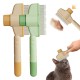 Self-Cleaning Flea Comb for Cats and Dogs, Pack of 2 Green + Yellow Flea Comb for Cats, Self-Cleaning Cat Comb, Multifunctional Cat Brush with Release Button, for Long Hair and Short Hair Cats Self-Cleaning Flea Comb for Cats and Dogs, Pack of 2 Green + Yellow Flea Comb for Cats, Self-Cleaning Cat Comb, Multifunctional Cat Brush with Release Button, for Long Hair and Short Hair Cats