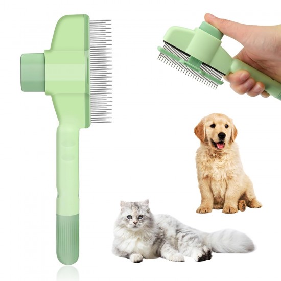 Self-Cleaning Flea Comb for Pets, Lice Comb, Cat Dog Flea Comb, Self-Cleaning Cat Comb, Flea Comb for Removing Pet Hair, Grooming Brush from Dandruff or Lice Self-Cleaning Flea Comb for Pets, Lice Comb, Cat Dog Flea Comb, Self-Cleaning Cat Comb, Flea Comb for Removing Pet Hair, Grooming Brush from Dandruff or Lice
