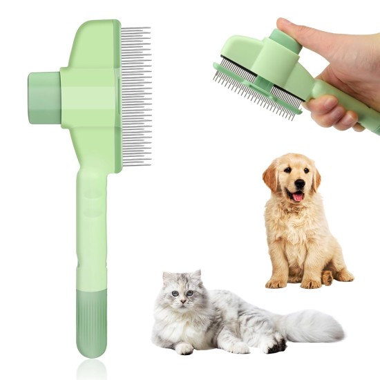 Self-Cleaning Flea Comb for Pets, Lice Comb, Cat Dog Flea Comb, Self-Cleaning Cat Comb, Flea Comb for Removing Pet Hair, Grooming Brush from Dandruff or Lice Self-Cleaning Flea Comb for Pets, Lice Comb, Cat Dog Flea Comb, Self-Cleaning Cat Comb, Flea Comb for Removing Pet Hair, Grooming Brush from Dandruff or Lice