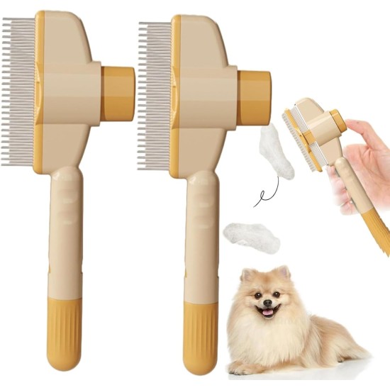 Self-Cleaning Pet Flea Comb, Self-Cleaning Cat Comb, Hair Brush, Flea Comb, Pet Hair Removal, Flea Comb, Grooming Brush (green1pcs) Self-Cleaning Pet Flea Comb, Self-Cleaning Cat Comb, Hair Brush, Flea Comb, Pet Hair Removal, Flea Comb, Grooming Brush (green1pcs)