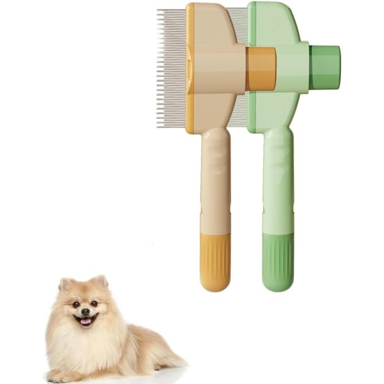 Self-Cleaning Pet Flea Comb, Self-Cleaning Cat Comb, Hair Brush, Flea Comb, Pet Hair Removal, Flea Comb, Grooming Brush (green1pcs) Self-Cleaning Pet Flea Comb, Self-Cleaning Cat Comb, Hair Brush, Flea Comb, Pet Hair Removal, Flea Comb, Grooming Brush (green1pcs)