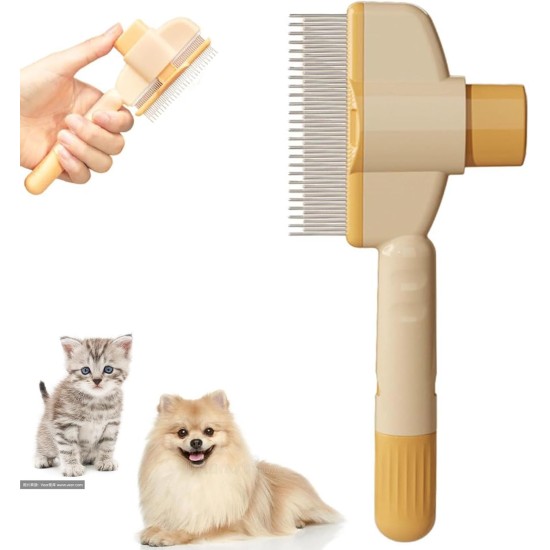 Self-Cleaning Pet Flea Comb, Self-Cleaning Cat Comb, Hair Brush, Flea Comb, Pet Hair Removal, Flea Comb, Grooming Brush (green1pcs) Self-Cleaning Pet Flea Comb, Self-Cleaning Cat Comb, Hair Brush, Flea Comb, Pet Hair Removal, Flea Comb, Grooming Brush (green1pcs)