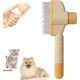 Self-Cleaning Pet Flea Comb, Self-Cleaning Cat Comb, Hair Brush, Flea Comb, Pet Hair Removal, Flea Comb, Grooming Brush (green1pcs) Self-Cleaning Pet Flea Comb, Self-Cleaning Cat Comb, Hair Brush, Flea Comb, Pet Hair Removal, Flea Comb, Grooming Brush (green1pcs)